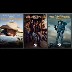 Yellowstone Season 1, 2 and 3 DVD Set.